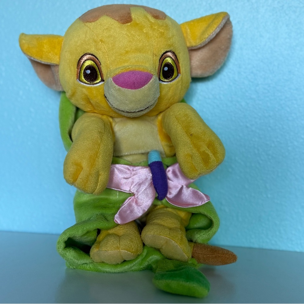 Disney Parks Baby The Lion King Simba in Blanket Plush